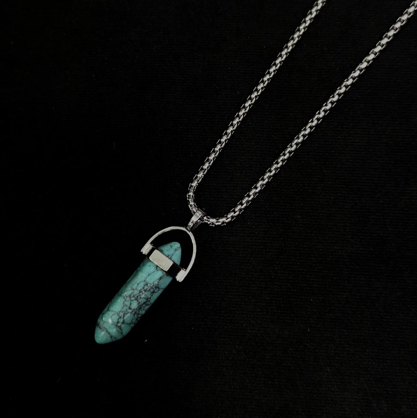 Aura stone locket